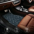 thumbnail image 6 of Vsdgher Romantic Eiffel Tower Car Foot Mat Set of 4 Pieces Universal Floor Liner Car Accessories Fits Most Cars, Trucks, Vans, sedans, SUV, 6 of 7
