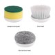 thumbnail image 3 of Cepillo de fregado de mano, accesorios de cocina útiles y prácticos con rotación de 360 ​​grados, 3 of 8