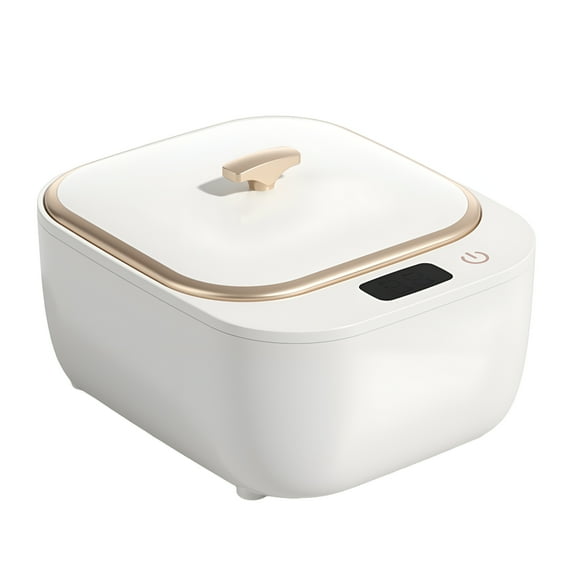 HIBIBUD Ultrasonic Retainer Cleaner with Timer High Frequency Waterproof US Plug Denture Jewelry Cleaning Machine