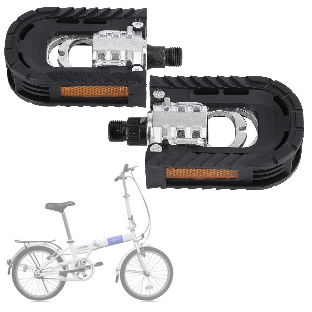 Ccdes Bike Pedals,1 Pair Foldable Lightweight Road Bike Pedals Bicycle