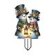 thumbnail image 2 of CaiYueKe Christmas Acrylic Garden Stake, Snowman Planter Stand, Outdoor Holiday Decor for Patio and Yard, Easy Install Ground Insert, Festive Home Garden Decoration, Gift for Garden Lovers, 2 of 7