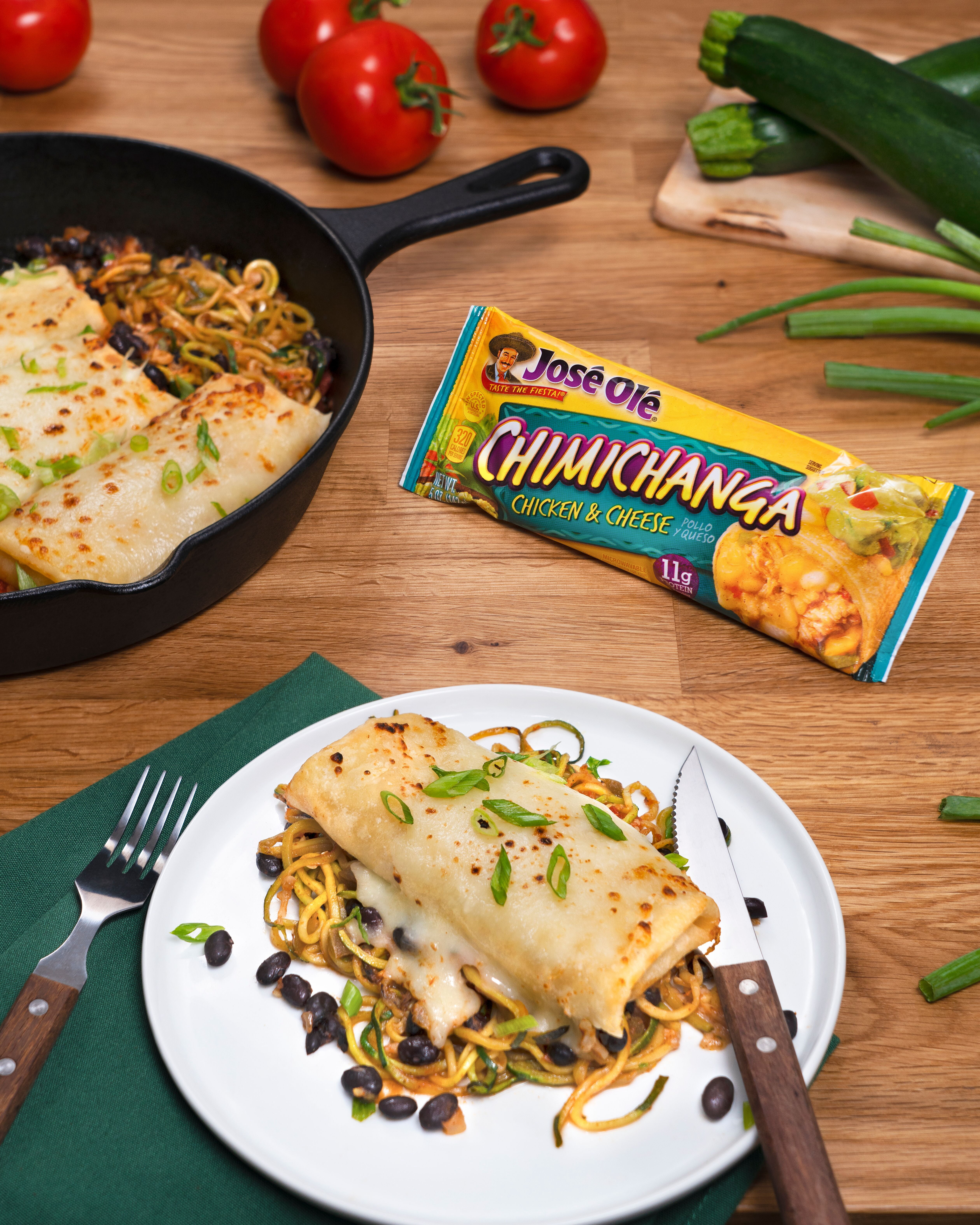 Jose Ole Chicken & Cheese Chimichanga, Frozen Mexican Food, 5 oz