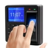 Access Control Time Attendance Machine Fingerprint/Password/Card Recognition Time Clock with 2.4 Inch Display Screen Employee Checking-in Recorder Multi-language Support U Disk Export Report