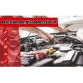 thumbnail image 3 of Electrical Disconnect Connector Pliers 37960 and Connector Separator 13120 for Cars, Automotive Electrical Plug Pliers, Terminal Plug Removal Tool Kit Disconnect Tools (Black),Red, 3 of 4