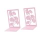 thumbnail image 3 of Sujetalibros de hojas de ginkgo Sujetalibros para estantes Tope de libro para biblioteca escolar (1 Rosa, 3 of 9