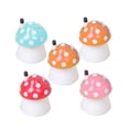 thumbnail image 4 of NICEXMAS 5Pcs Assorted Color Mushroom Shaped Toothpick Case for Organized Storage and Home Decoration, 4 of 8