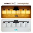 thumbnail image 6 of Black Vanity Lights 6-Light, 38'' Modern Bathroom Lighting Fixtures for Mirror, Matte Black Wall Sconce for Bedroom, Living Room, Bathroom Vanity, 6 of 6
