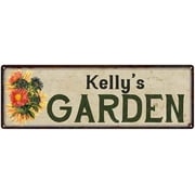 Kelly's Garden Sign Chic Decor 6x18 Sign Gift 206180017070