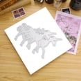 thumbnail image 3 of MasteelfCA 2pcs Handmade DIY Unicorn Embossing Stencil Cutting Die Stencils Educational Toy, 3 of 7