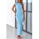 thumbnail image 5 of Vestido largo PRETTYGARDEN para mujer 2025, verano, azul claro, XXL, 5 of 9