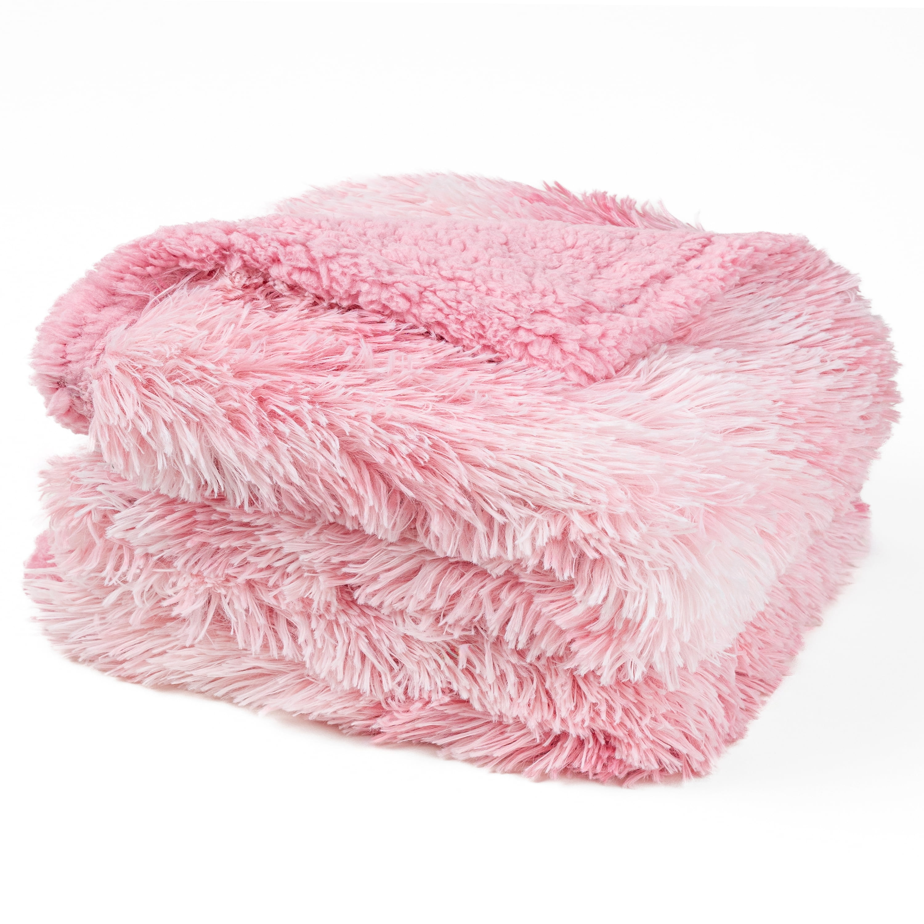 PetAmi WATERPROOF Dog Blanket For Large Dog, Queen Size Calming Pet Blanket Couch Cover Protector, Sherpa Faux Fur Cat Throw for Sofa Furniture Bed, Soft Fluffy XL, 90x90 Tie-Dye Pink