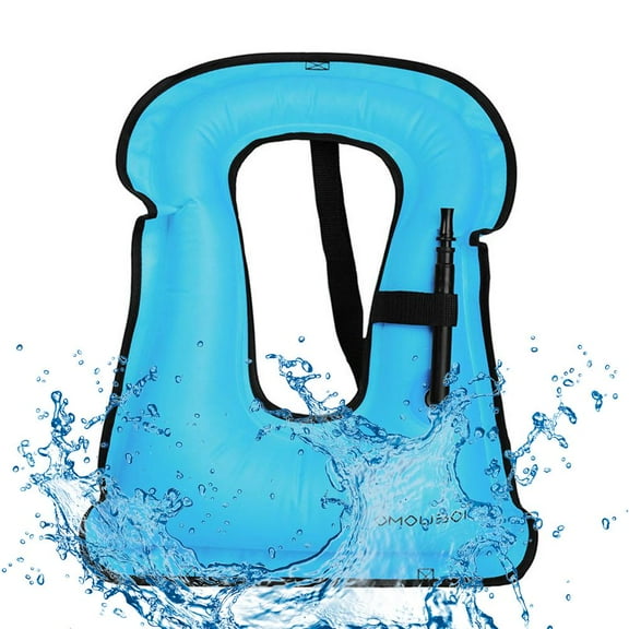 Adults Life Vest Snorkeling Jacket Inflatable Swim Vest Swimming Gear Rescue Boat For Outdoor Water Sports Fun Safety