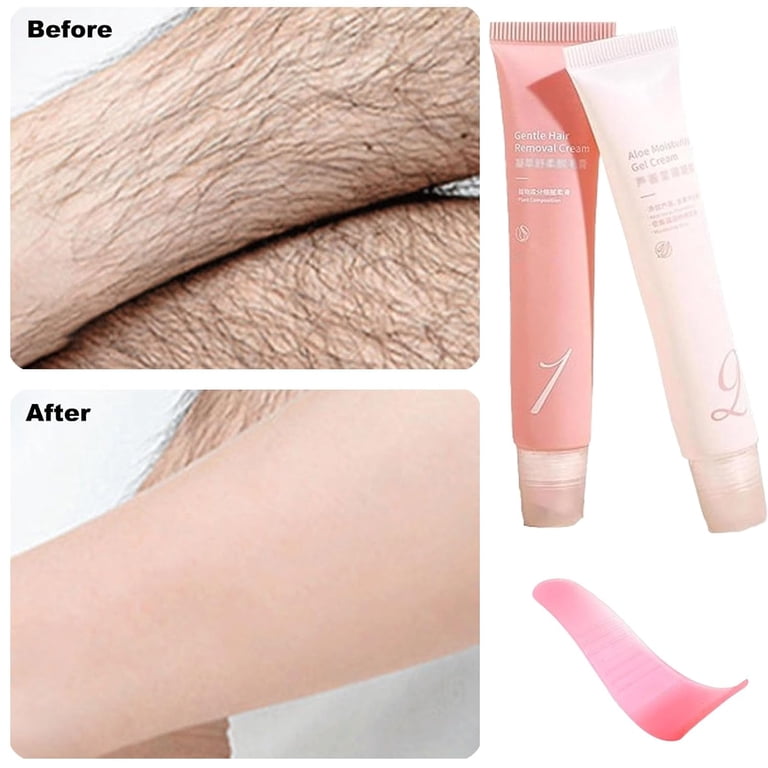 Virallush Hair Removal Cream, Virallush Hair Removal Kit, virallush Facial hair Removal Cream, 2025 New Facial HairRemoval cream Kit for Women, Suitable for Face with Scraper (1)