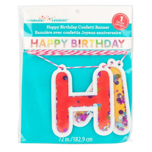 Do-It-Yourself Circular Banner Kit, Way to Celebrate, Banner Kit