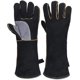 thumbnail image 1 of Guantes resistentes al calor y al fuego extremos YONGSHENG cuero con costuras de Kevlar, 1 of 5