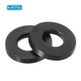 thumbnail image 3 of Uxcell M8 Rubber Flat Washer, 40 Pack 8mm ID 16mm OD 2.2mm Thick Sealing Spacer Gasket Ring, Black, 3 of 6