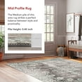 thumbnail image 5 of nuLOOM Vintage Corene Area Rug, 5' x 8', Corene Teal, 5 of 10