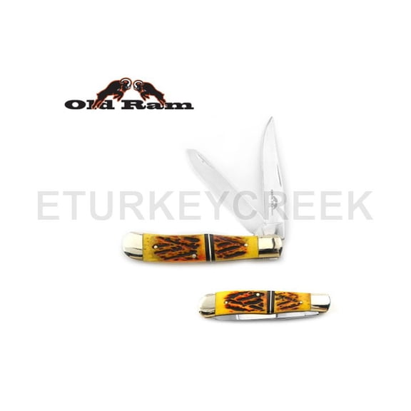 Old Ram Manual Folding Trapper Knife