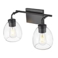 thumbnail image 5 of IN40061BK Acclaim Lighting Dawes - 2 Light Bath Vanity-9.5 Inch Tall and 16 Inch Wide-Matte Black Finish, 5 of 8