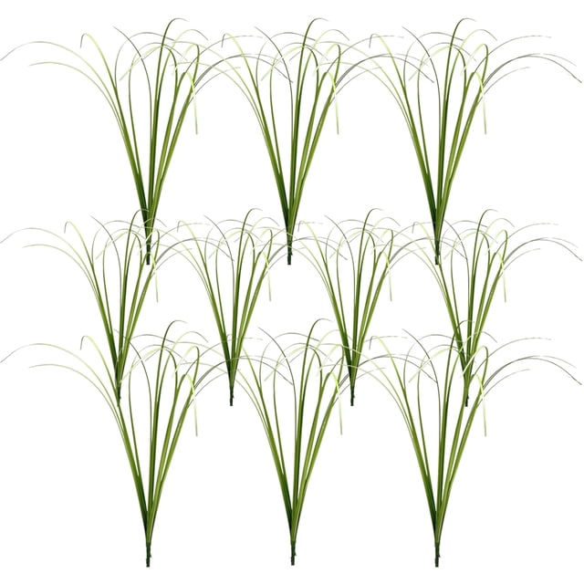 Hierba Largas Plantas Artificiales Cebolla A Los Rayos UV para Ventana Y Jardín