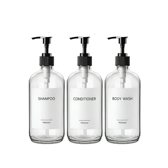 Dispensador Xtellar Jabonera De Baño Líquido 3 Pzs Despachador Jabon Color Blanco