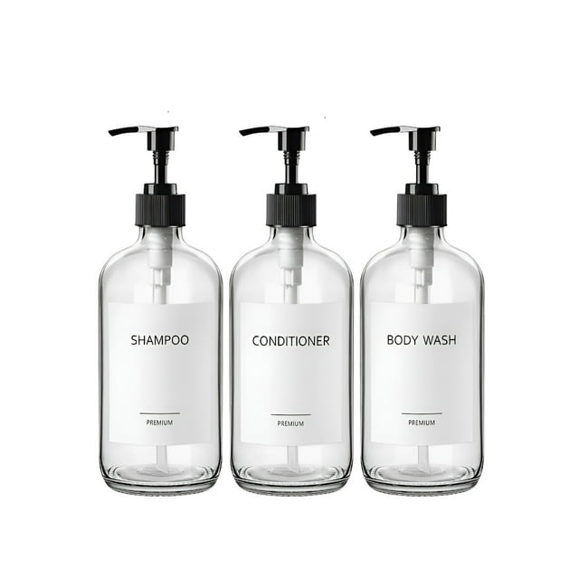 Dispensador Xtellar Jabonera De Baño Líquido 3 Pzs Despachador Jabon Color Blanco