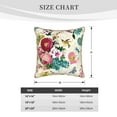 thumbnail image 4 of Kll Bird Butterfly Rose Decorative Throw Pillow Covers Velvet Soft For Couch Sofa Bedroom Living Room Outdoor -20"X20", 4 of 8