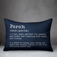 thumbnail image 2 of Creative Products Porch Definition Navy 14x20 Indoor / Outdoor Pillow, 2 of 2
