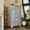 Grey, variant on Merluxy 54" W High Gloss 6 Drawers Dressers with Silver Handles, Modern Storage Chest with Wide Tabletop, for Bedroom, Living Room, Adult, White