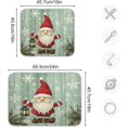 thumbnail image 5 of Christmas Gnome with Lantern Dish Drying Mat for Kitchen Counter Absorbent Microfiber Drying Pad, Large 18x24 in, Reversible Drainer Mats, 5 of 7