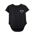 thumbnail image 4 of Top de verano negro de manga corta con cuello redondo para mujer para chicas adolescentes, ropa de trabajo diaria Yuyangstore Camisetas de manga corta, 4 of 8