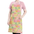 thumbnail image 5 of Pioneer Flower Floral Print Pattern Apron for Women and Men, Cotton Linen Waterproof with Pockets, Adjustable, 33x27 Inch for Kitchen, Gardening, BBQ, Salon, 5 of 6
