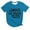 Blue, variant on Njagoc3 Womens Relaxed Fit Crewneck Short Sleeve Playful "Zombies. Don't Worry. You’re Safe" Letter Graphic Print Lightweight Cotton Casual Summer Top for Daily Fun