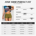 thumbnail image 5 of Rateoe Sunflowers 2 Printed Power Workout Shorts for Women Tummy Control Squat Proof Ribbed Thick Seamless Scrunch Active Short-X-Large, 5 of 8