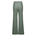 thumbnail image 4 of Outfmvch Wide Leg Pants Woman Women' S Culottes Beach Pants for Women Flowy Wide Leg Drawstring High Waist Vacation Beach Trousers Flowy Lounge Trousers High Waisted Linen Pants Women Green M-3XL, 4 of 5