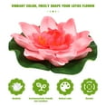 thumbnail image 3 of 5Pcs Artificial Floating Water Lily EVA Lotus Flower Pond Decor 10cm (Red/Yellow/Blue/Pink/Light Pink), 3 of 8