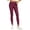Red, variant on MXUIKV Leggings Pants with Pockets for Women Tight Fitted Stretchy High Waist Yoga Workout Trousers(X-Large,Red)