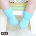 thumbnail image 2 of ITFABS Babies' Solid Color Anti Slip Cotton Socks Rubbers Warm Socks, 2 of 2