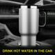 thumbnail image 2 of Taza Termo Taza termo para coche 12V 300ml Taza térmica electrónica de acero inoxidable Taza aislada Romacci Taza Termo, 2 of 7