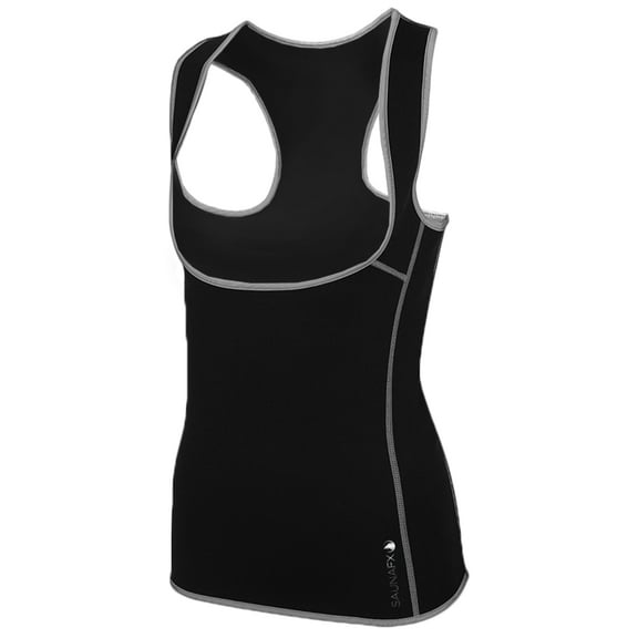 SaunaFX Women's Slimming Neoprene Sauna Hourglass Tank with Microban Antimicrobial Product Protection