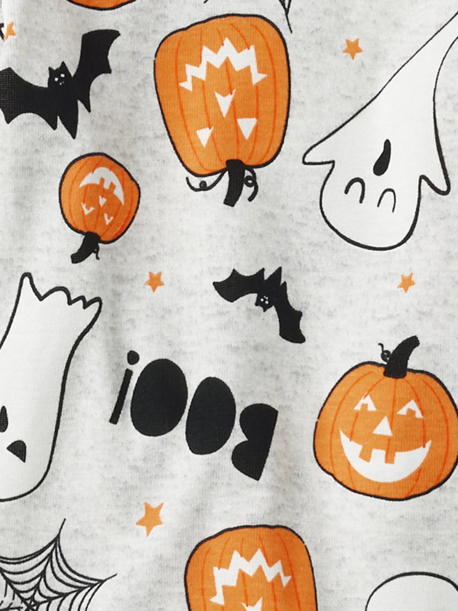 The Children's Place Baby, Toddler, & Kids Unisex Snug Fit Glow-in-the-Dark Halloween Cotton Pajamas, Sizes 12M-16