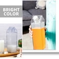 thumbnail image 3 of GOOHOCHY Clear Plastic Milk Carton Water Bottle with 500ml Capacity for Home Use Lightweight Portable and Leakproof, 3 of 8