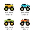 thumbnail image 2 of Big Dot of Happiness Smash and Crash - Monster Truck - DIY Shaped Boy Birthday Party Cut-Outs - 24 Count, 2 of 5