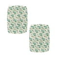 thumbnail image 2 of FOR U DESIGNS Cactus Pattern Stool Covers Rectangle Pack of 2, Anti-Slip Bar Stool Seat Covers Stretch Stool Upholstered Protector Slipcover With Elastic Band, 2 of 9