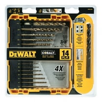 DEWALT Cobalt Drill Bit Set with Pilot Point, 14-Piece DWA1240