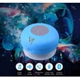 thumbnail image 2 of Waterproof Bluetooth Shower Speaker with Suction Cup and Build-in Mic Speakerphone, 2 of 10
