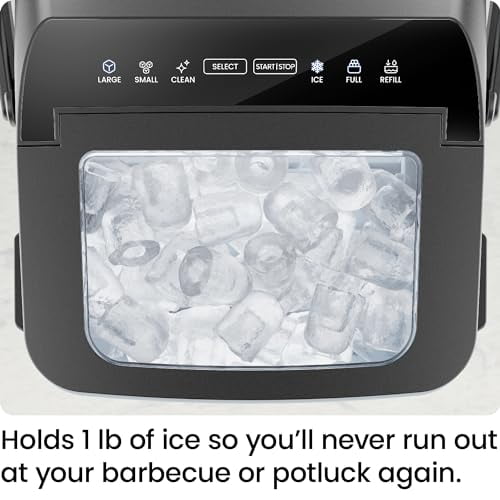 Youcai Iceman Dual Size Ice Maker Countertop - Portable, Self Cleaning, 22lbs/24hrs — Residential Use, Standard Application