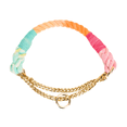thumbnail image 1 of Dog Collar P Chain Gradient Soft Buckle Comfortable Nylon Adjustable Pet Collar for Large, Medium and Small Puppy(L), 1 of 3