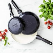 GreenPan Rio Ceramic Nonstick 7, 9.5 and 11 Frypan Set | Black