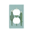 thumbnail image 3 of Switch Panel Switch Decoration 2.76x4.53x0.28 Inches Toggle Switch Switch Plate Wall Plates Living Room Kitchen Bedroom Study Switches Green Cactus, 3 of 8